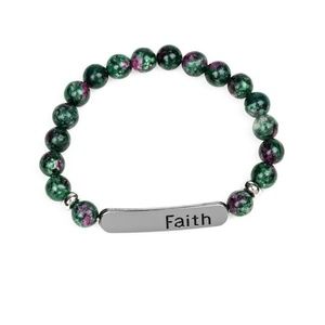 Faith In All Things - Green Bracelet